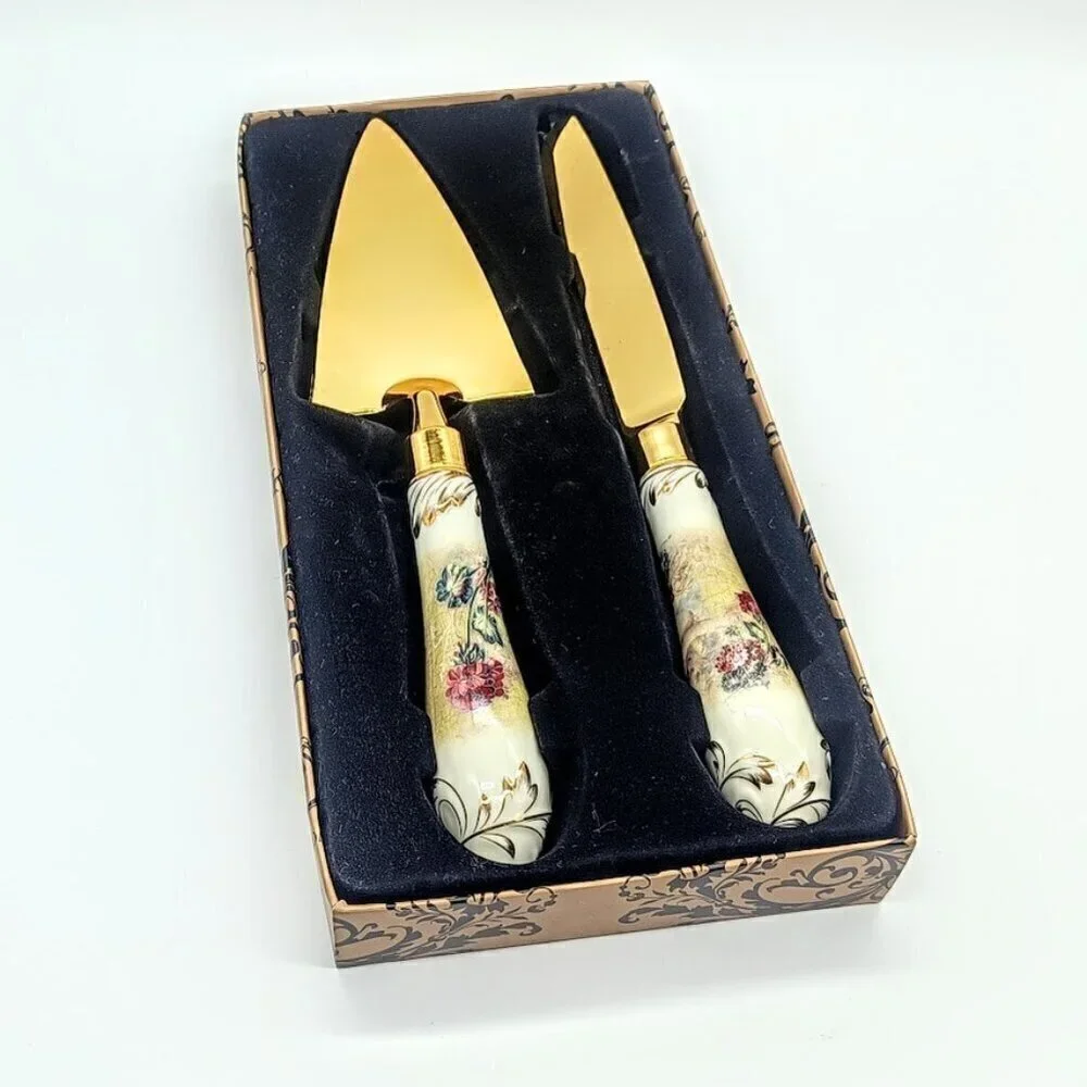 Swarask Baghdad Iraq Cake Pie Serving Set NIB